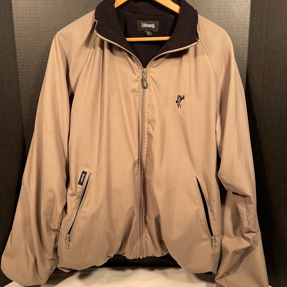 Ashworth mens fleece lined golf jacket